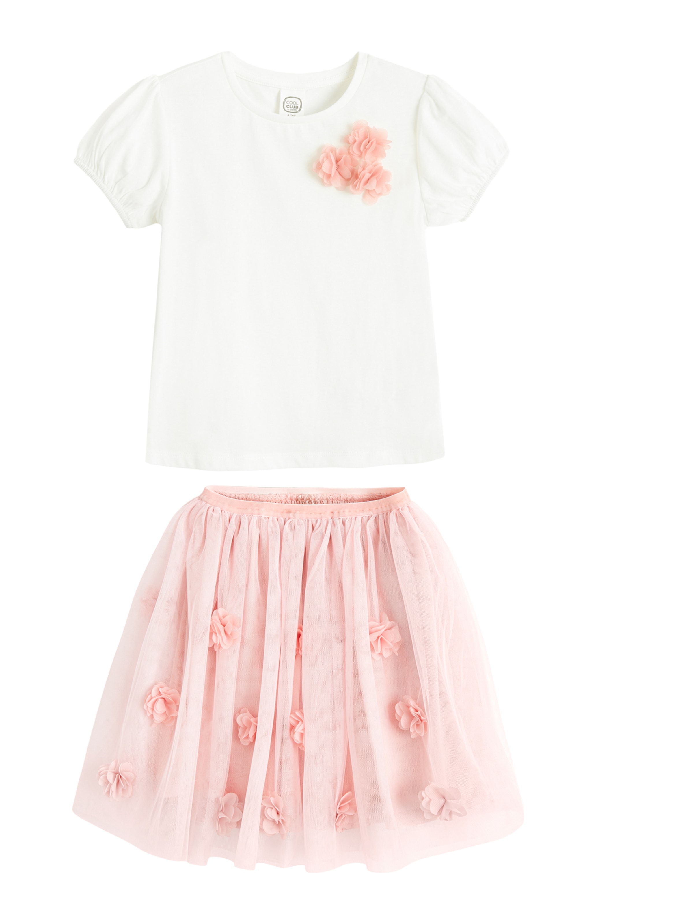 Cool Club Zestaw w kolorze różowy: przód