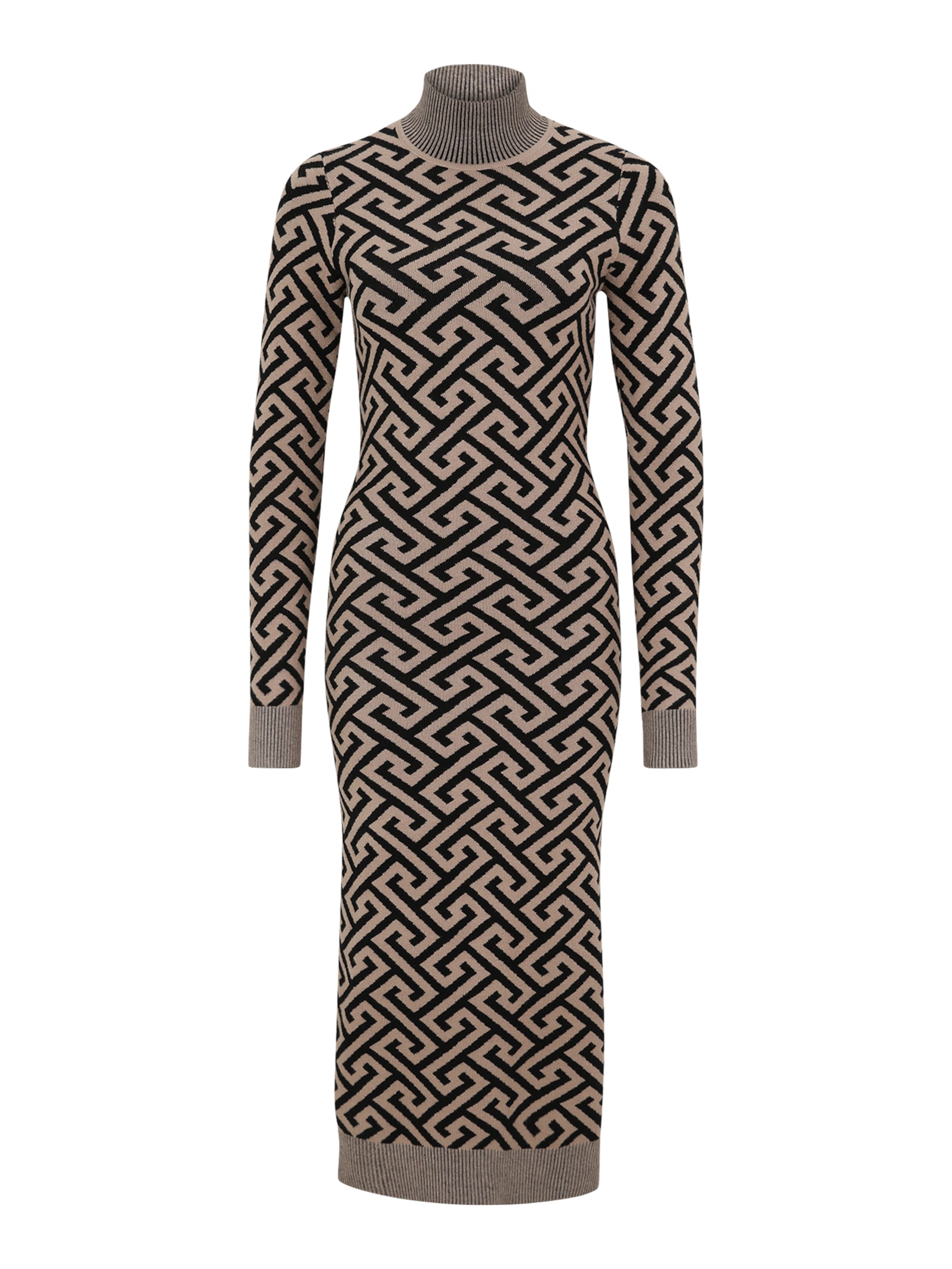Vero Moda Tall Knitted dress &#x27;VMARIA&#x27; in Brown: front