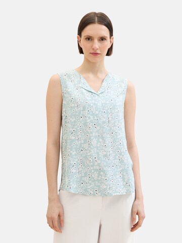 TOM TAILOR Blouse in Blue: front