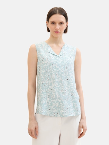 TOM TAILOR - Blusa em azul: frente