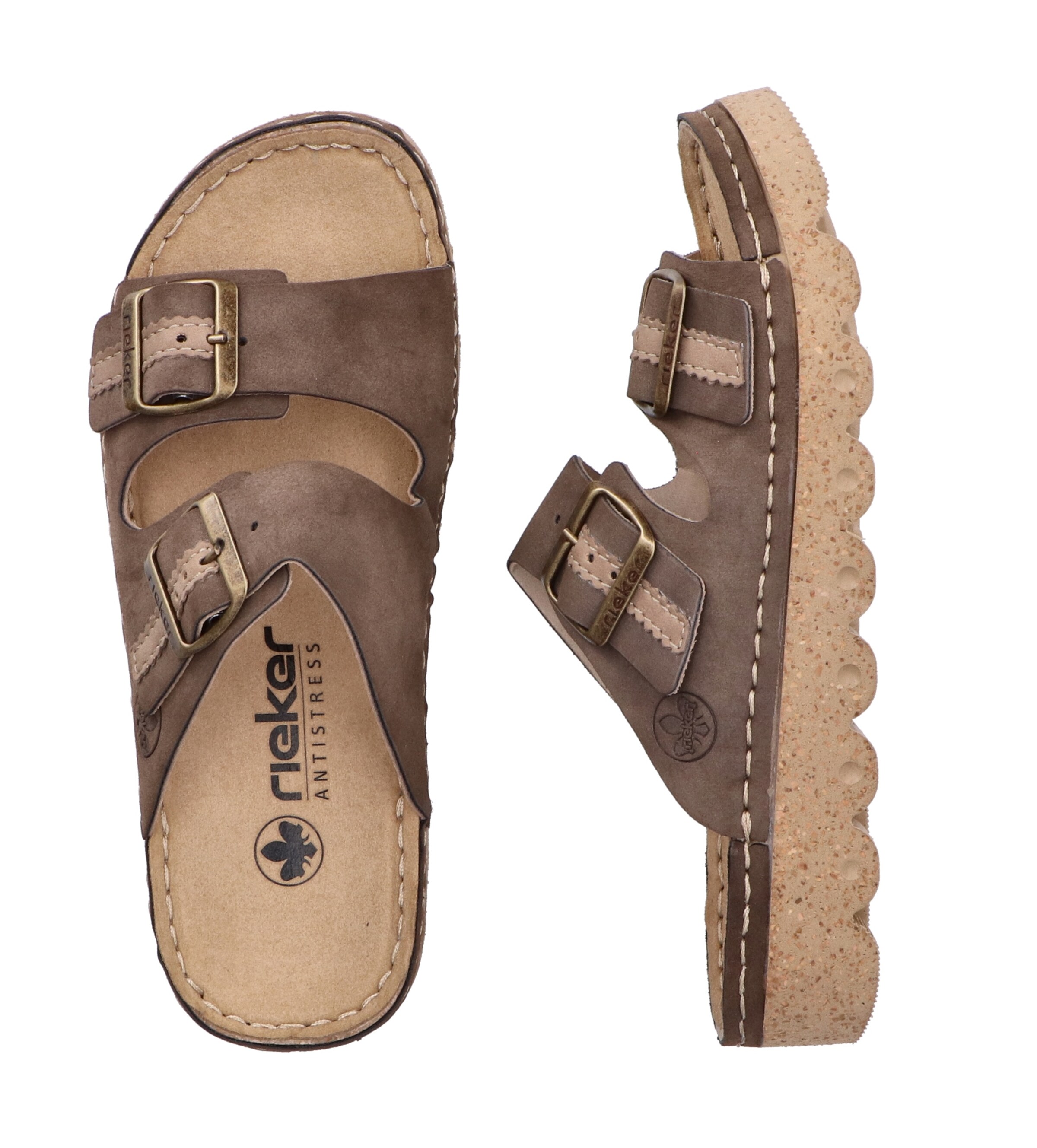 Rieker Mules in Brown