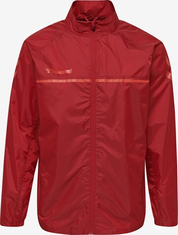 Hummel Athletic Jacket in Red: front
