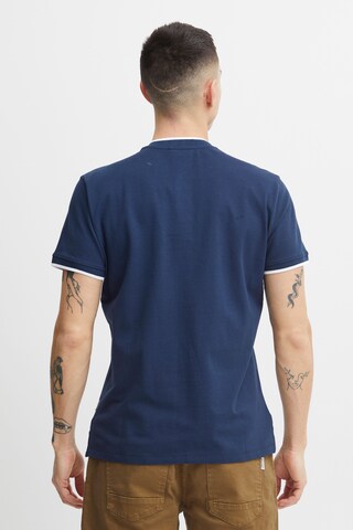 BLEND Shirt 'Polo' in Blau