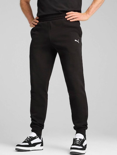 PUMA Sportbroek 'Puma Ess Sweatpants Fl Cl' in XS in de kleur Zwart, Productweergave