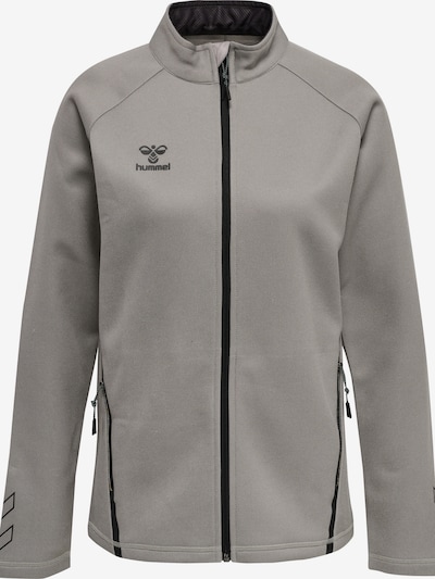 Hummel Sportsweatjacke 'Cima Xk' in XXL in grau / schwarz, Produktansicht