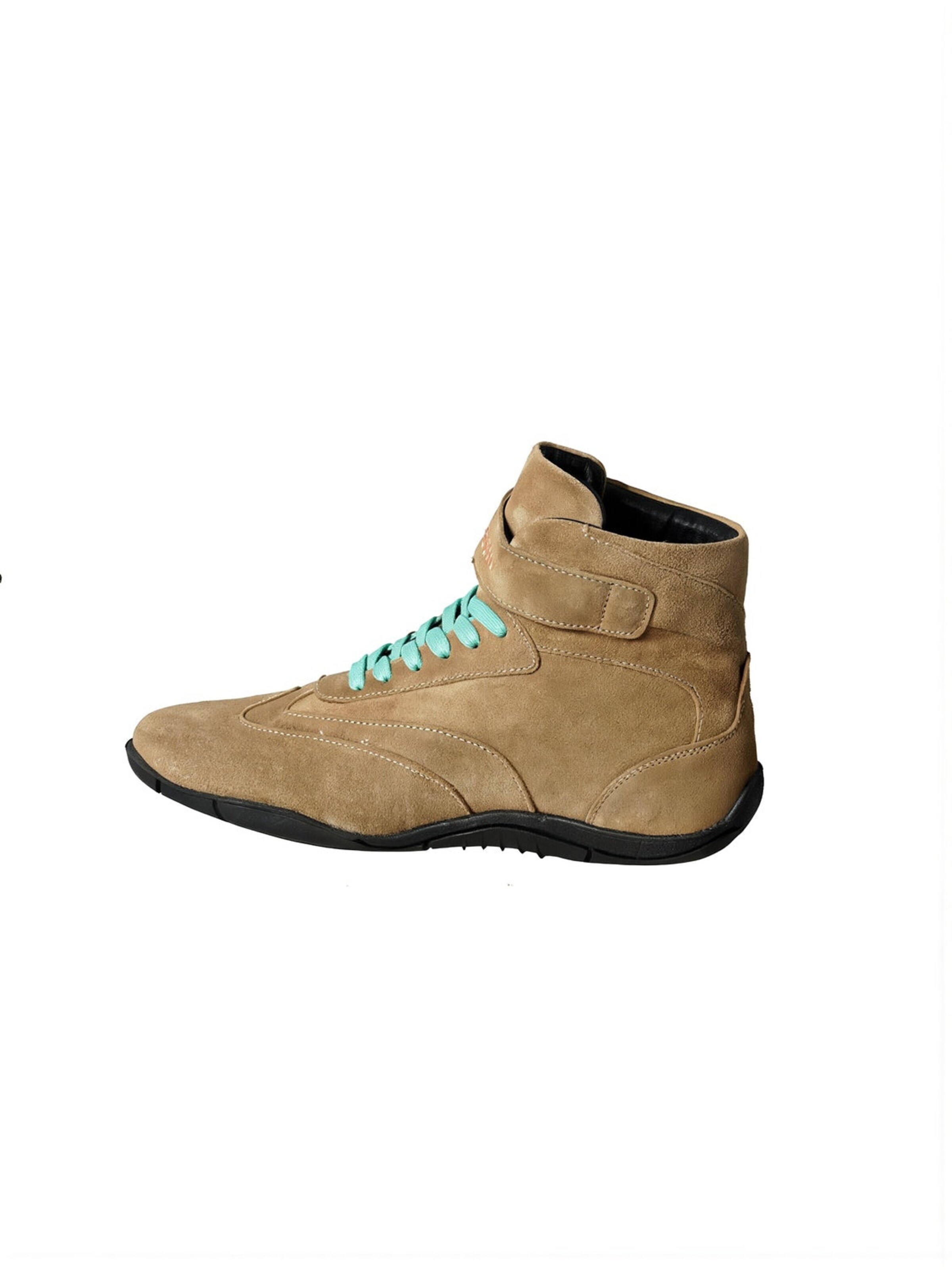 Yoxeone - Zapatillas deportivas altas 'Pat Moss Boots' en beige