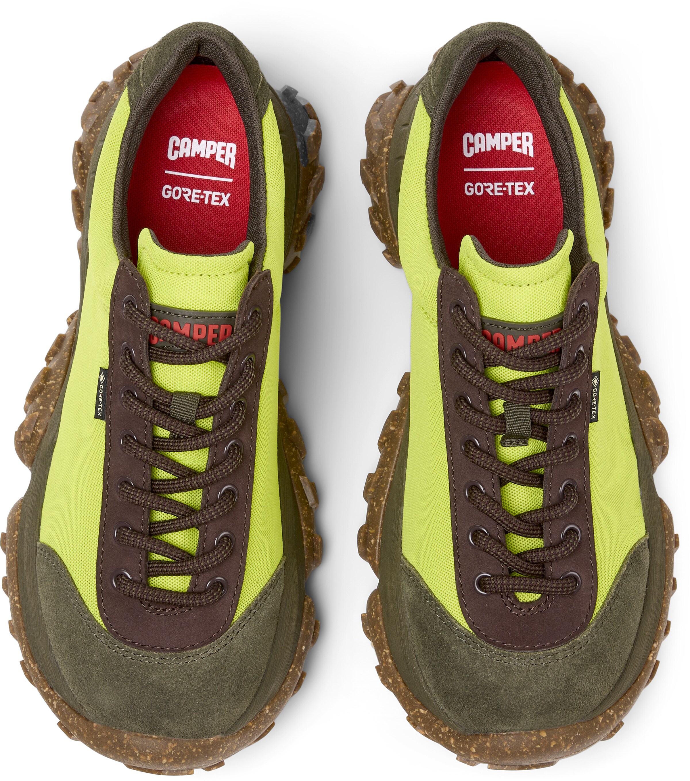 CAMPER Sneakers laag 'Karst Trek' in Groen