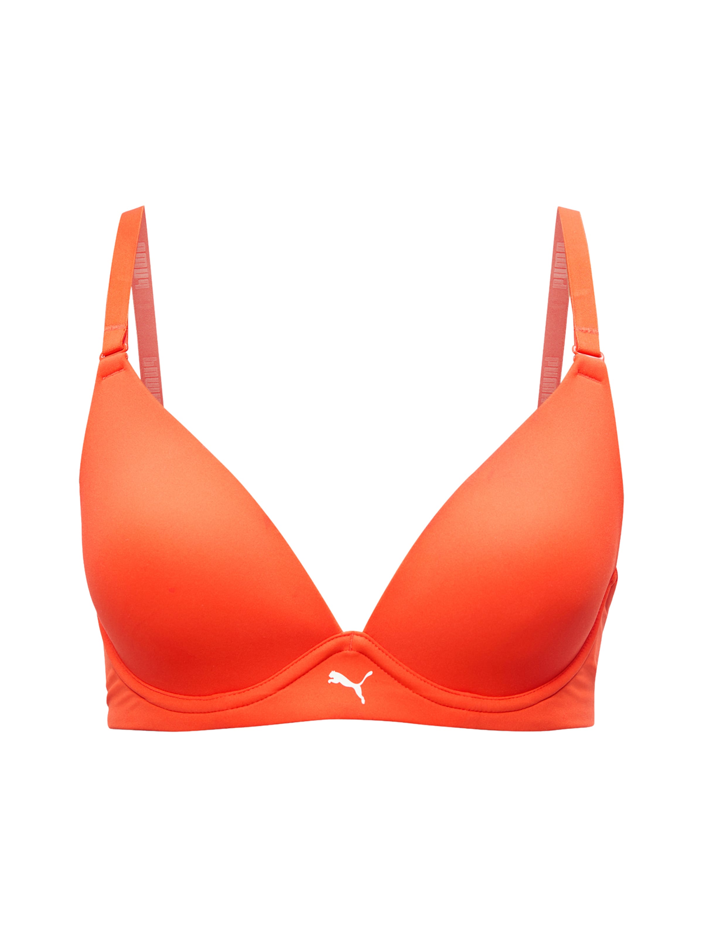PUMA Бюстгальтер под футболку Бюстгальтер в Красный: спереди