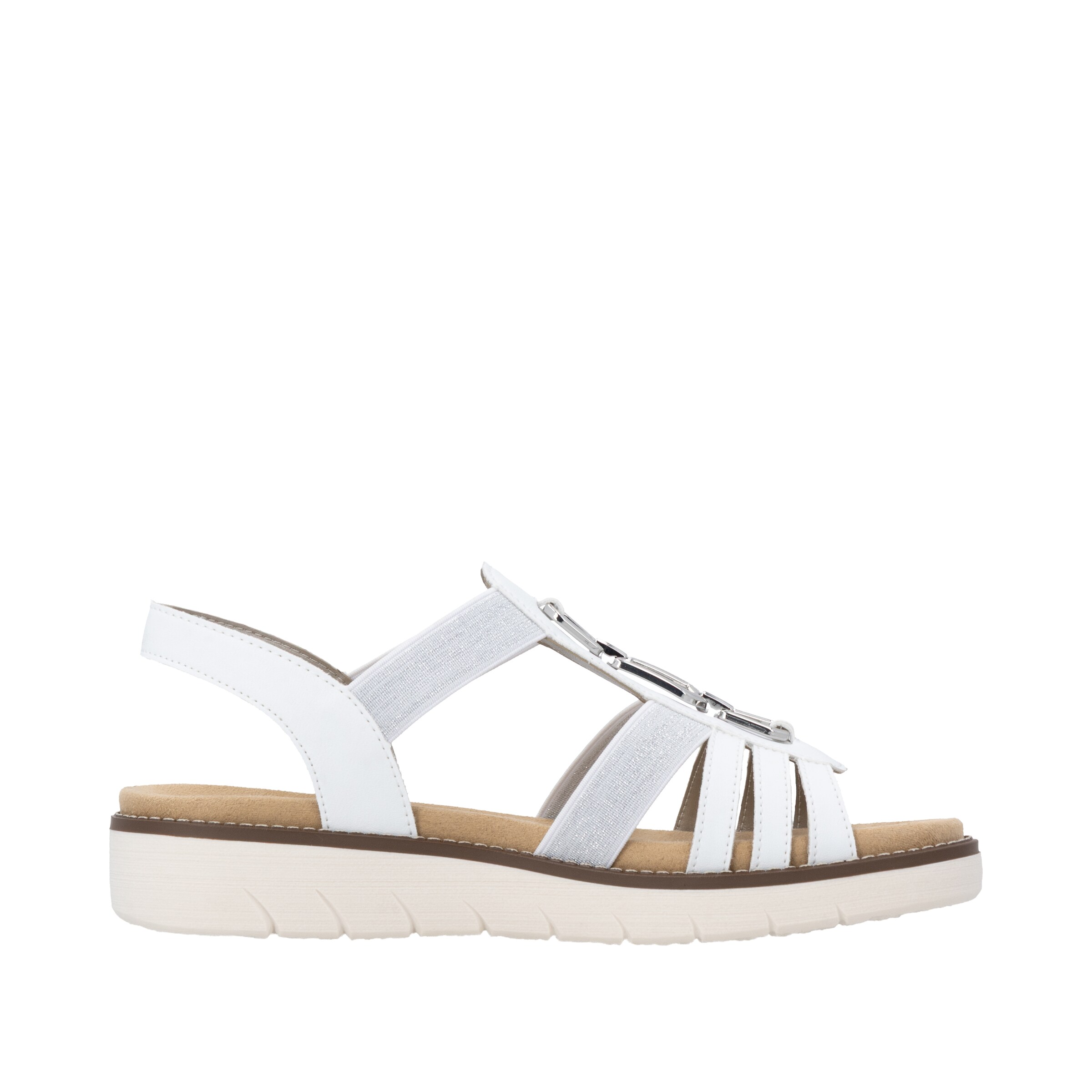 Sandalo con cinturino 'D2041' di REMONTE in bianco