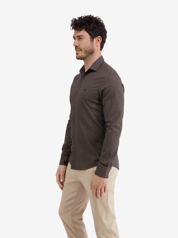 LERROS Regular fit Button Up Shirt in Brown