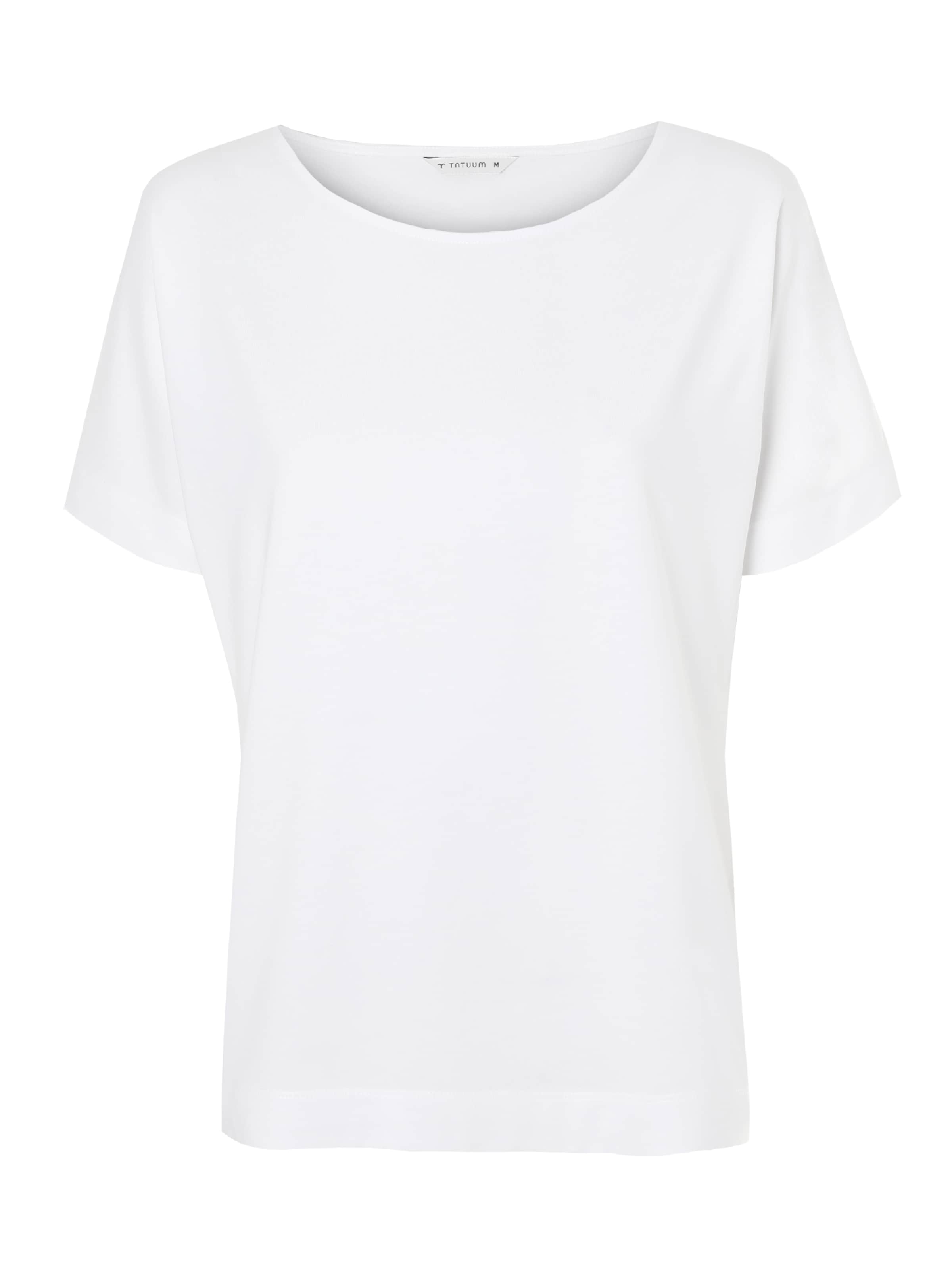 TATUUM Тениска 'Lali 3' в бяло: отпред