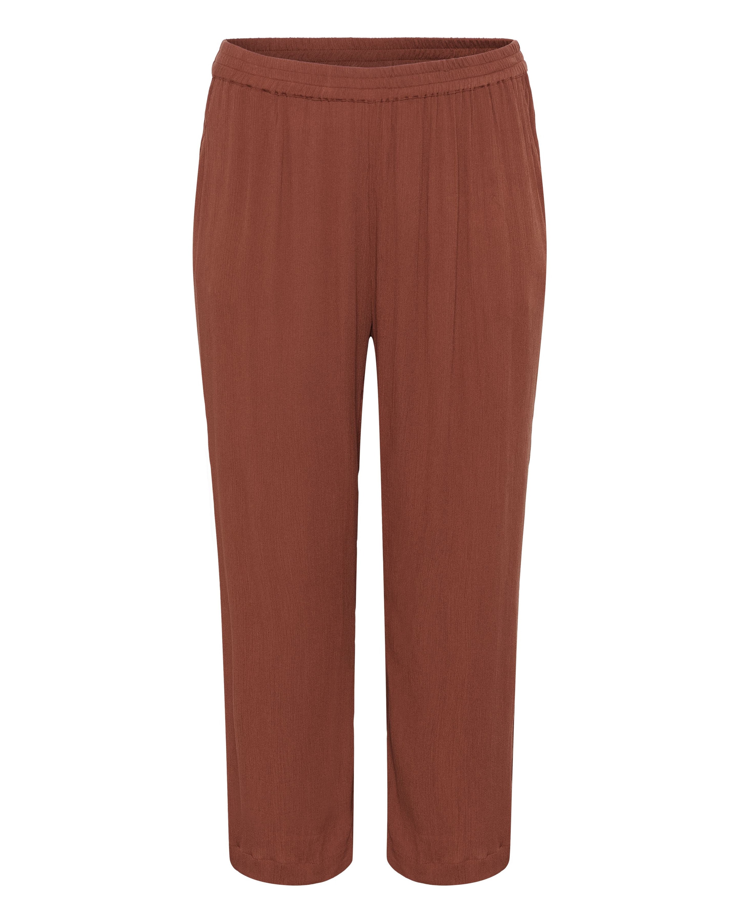 KAFFE CURVE Hose 'KCdacina' in Braun: Vorderseite