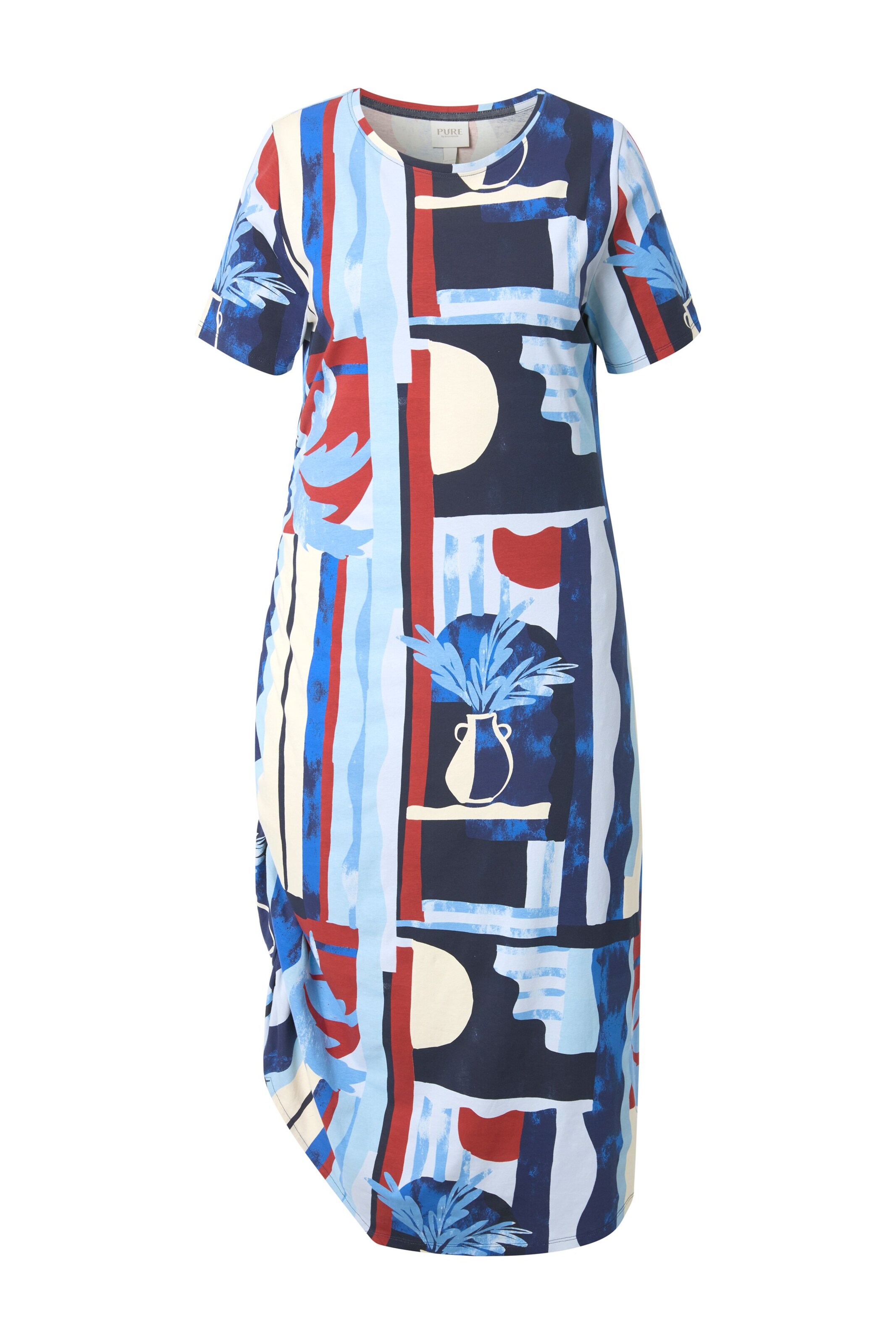 Ulla Popken Kleid in Blau: Vorderseite