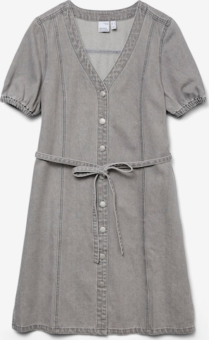 VERO MODA Платье-рубашка 'VMJanet' в Серый: спереди