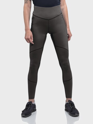 Schöffel Skinny Outdoorhose 'Vikan' in Grau: predná strana