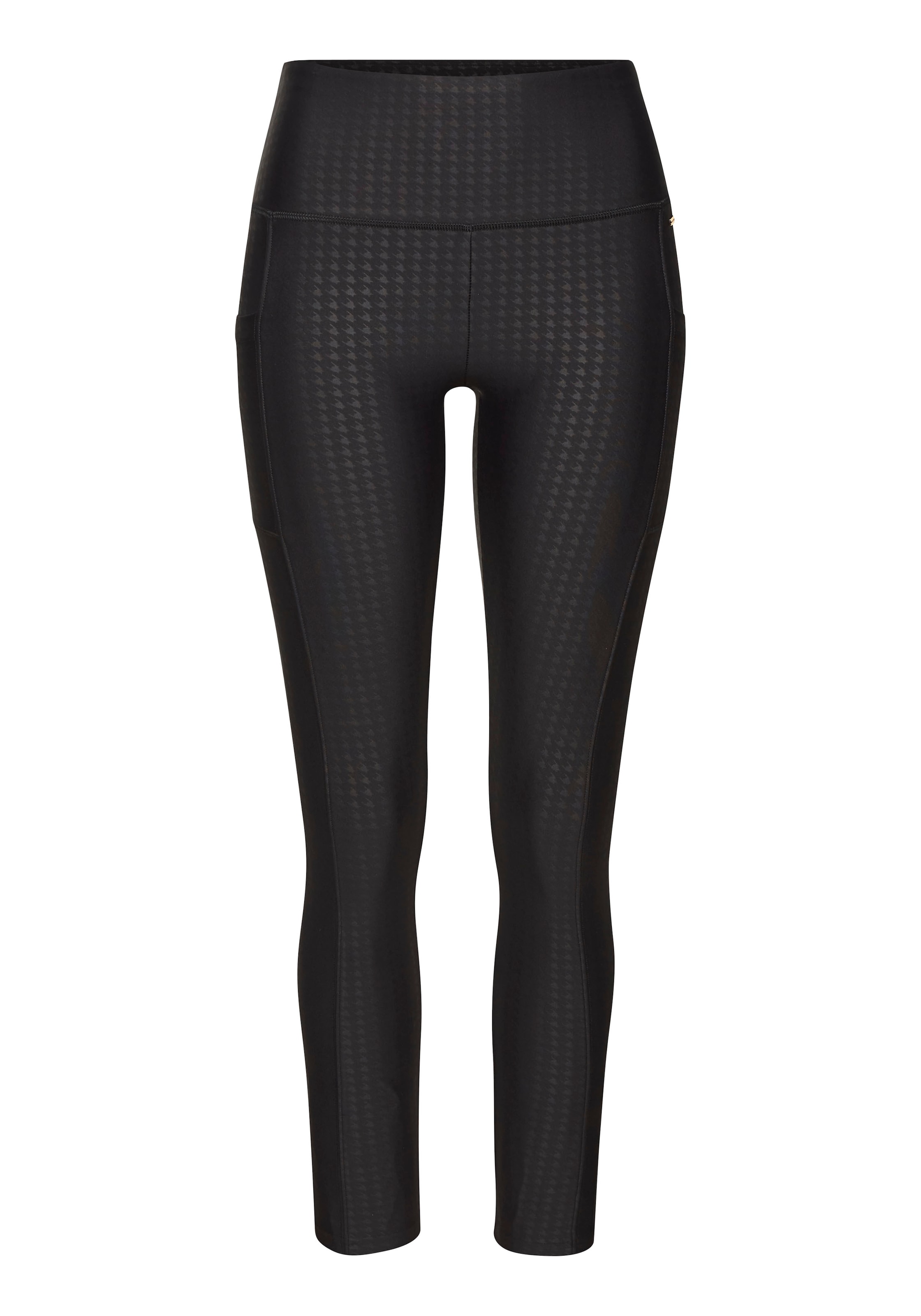 Skinny Pantalon de sport LASCANA en noir : devant