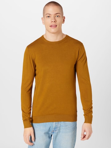 Petrol Industries Sweater in Brown: front