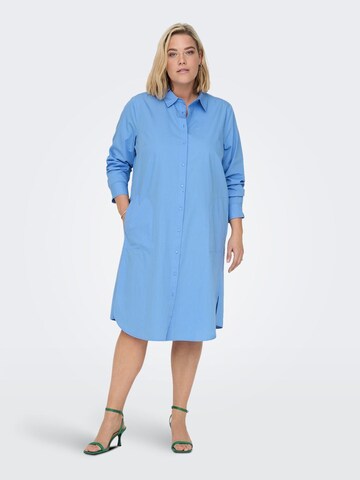 ONLY Carmakoma Kleid in Blau