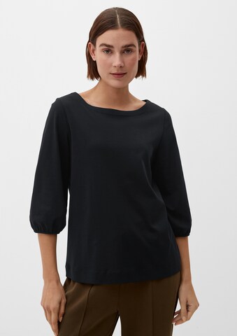 s.Oliver Shirt in Zwart: voorkant