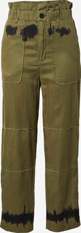 REPLAY Regular Pants in Green: front