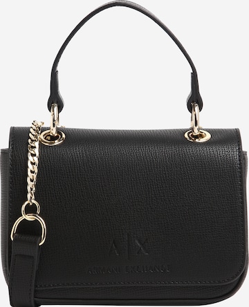 ARMANI EXCHANGE Crossbody Bag in Black: front