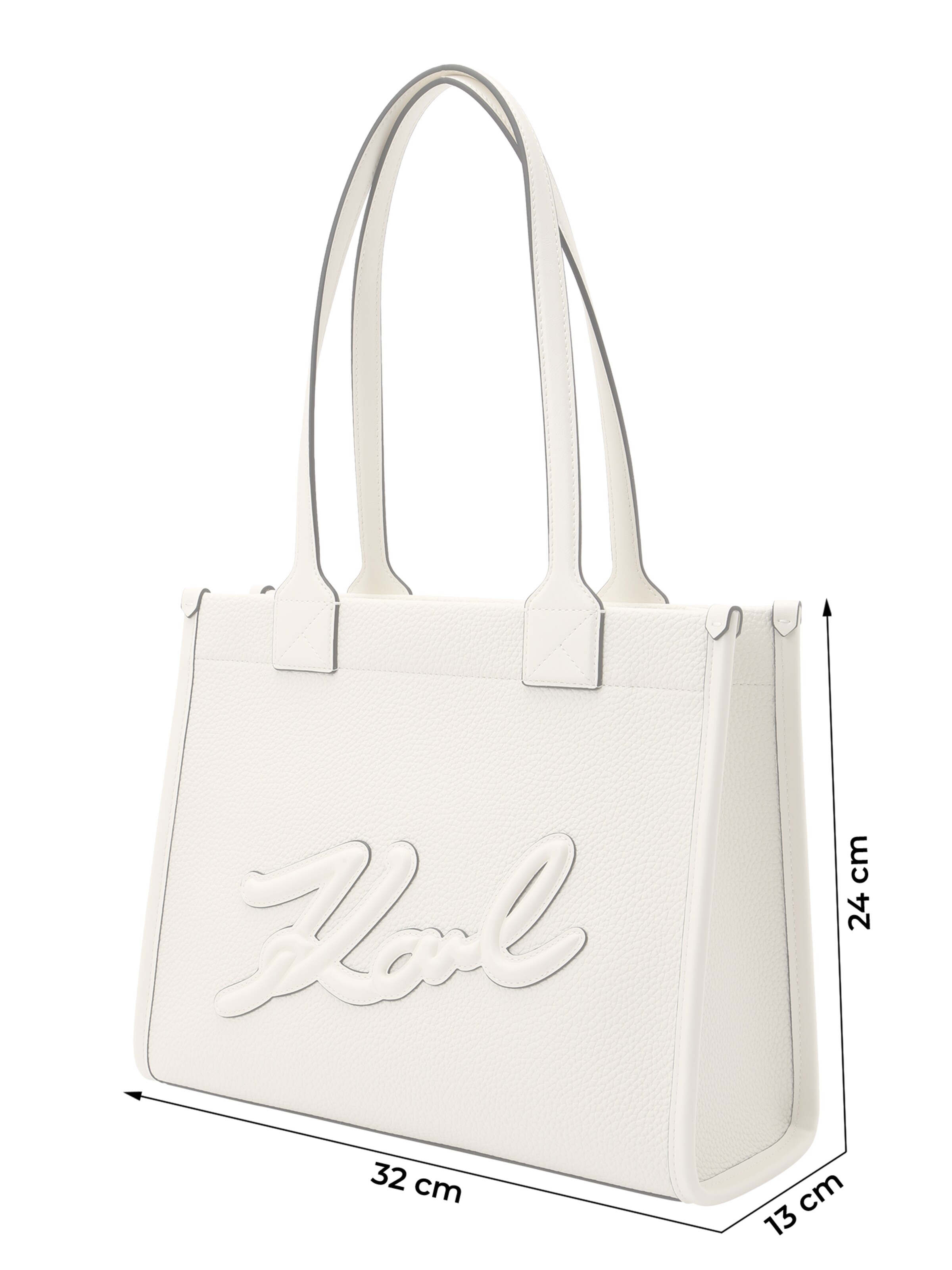 Karl Lagerfeld Μεγάλη τσάντα σε λευκό