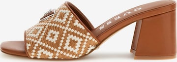 GUESS Mules in Brown: front