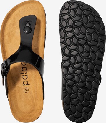 Palado T-Bar Sandals 'Kos' in Black