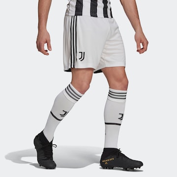 ADIDAS PERFORMANCE Regular Sports trousers 'Juventus Turin 21/22' in White: front