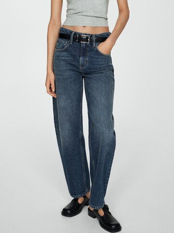 MANGO Loose fit Jeans 'BET' in Blue: front