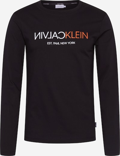 Calvin Klein Tričko - rezavě červená / černá / bílá, Produkt