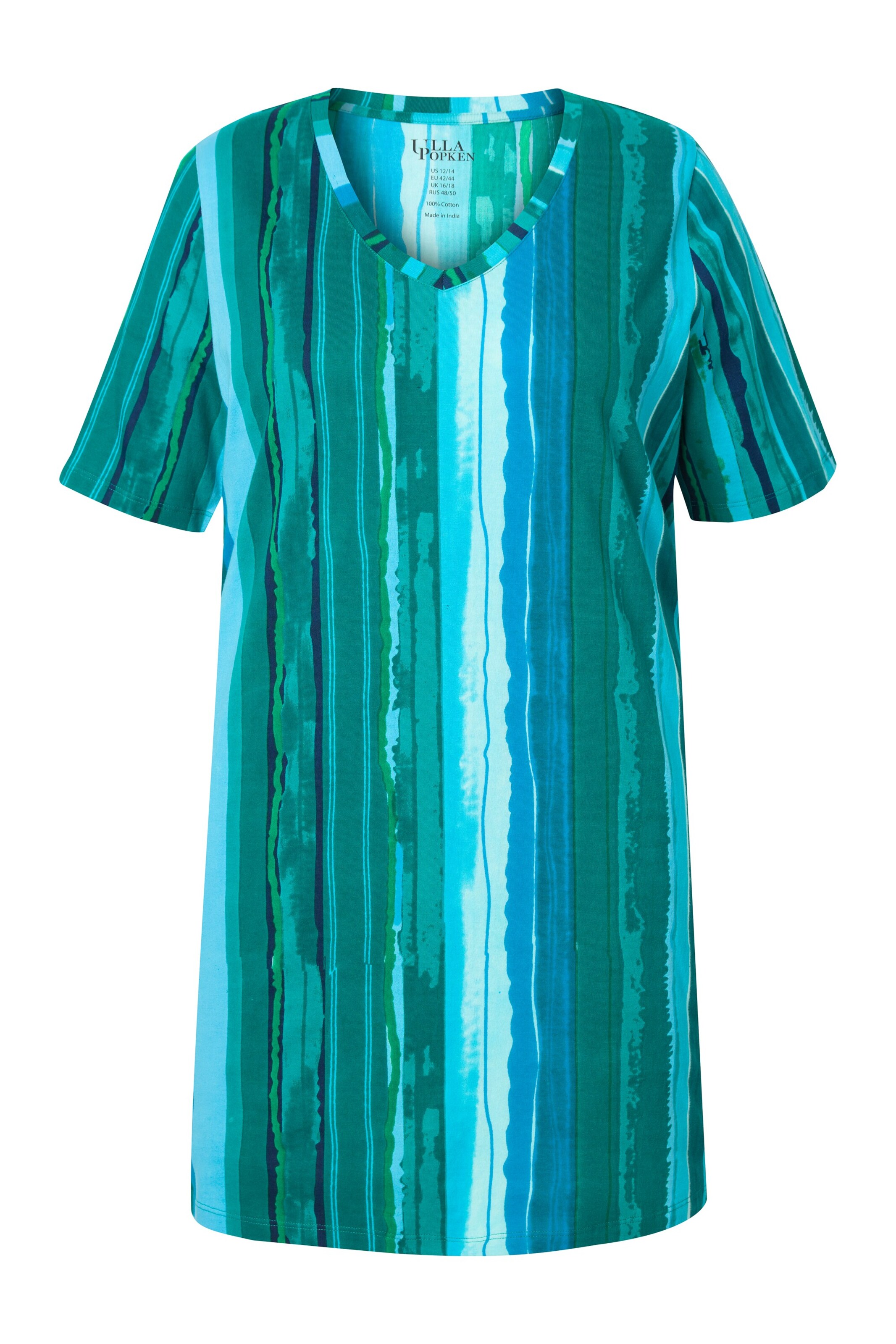 Ulla Popken Shirt in Blau: Vorderseite