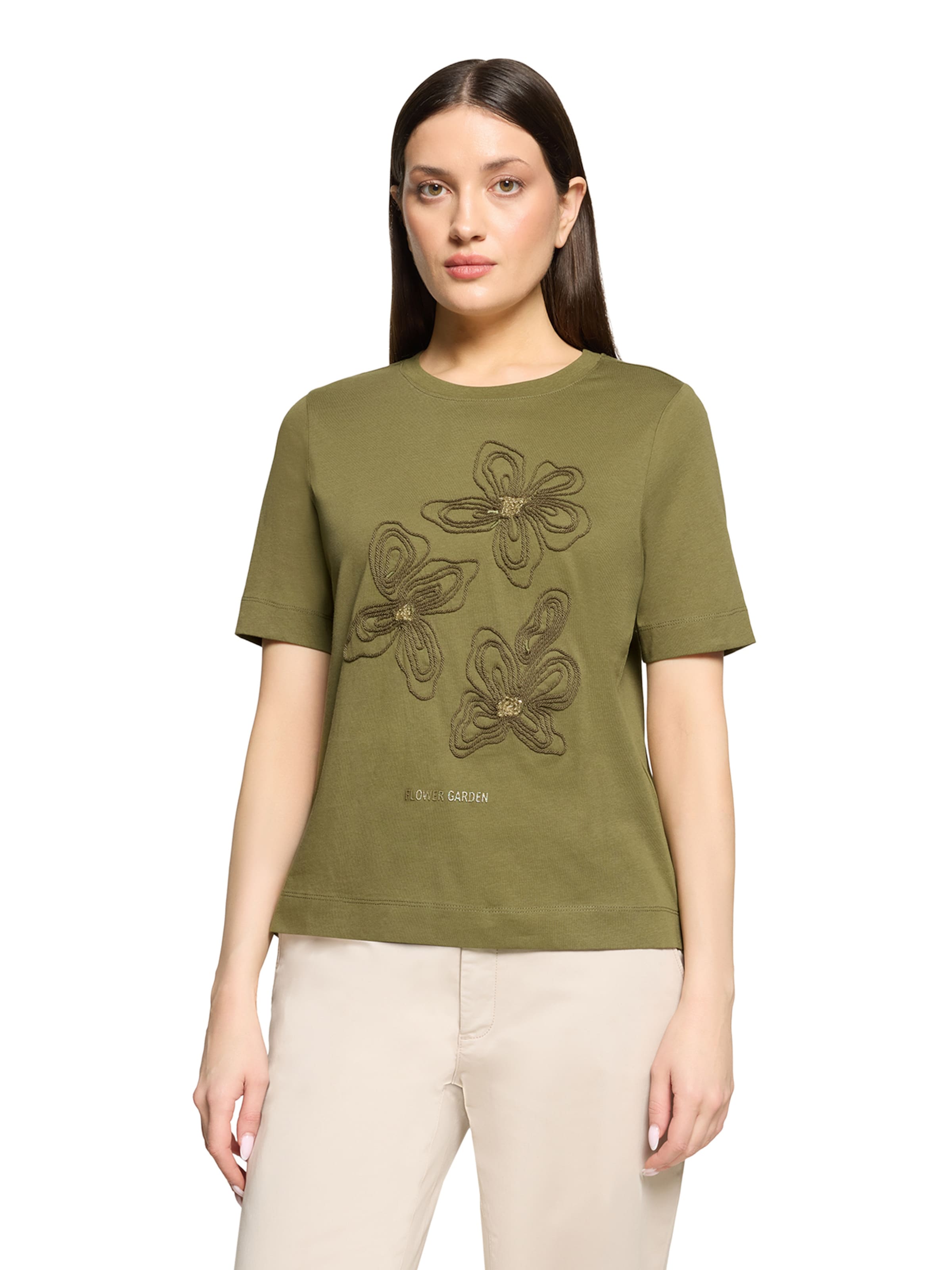 Cartoon Shirt in Green: front