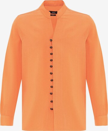 Antioch Regular fit Button Up Shirt in Orange: front