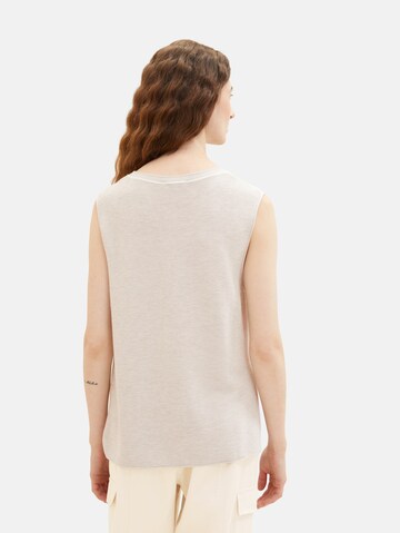 Pull-over TOM TAILOR en beige