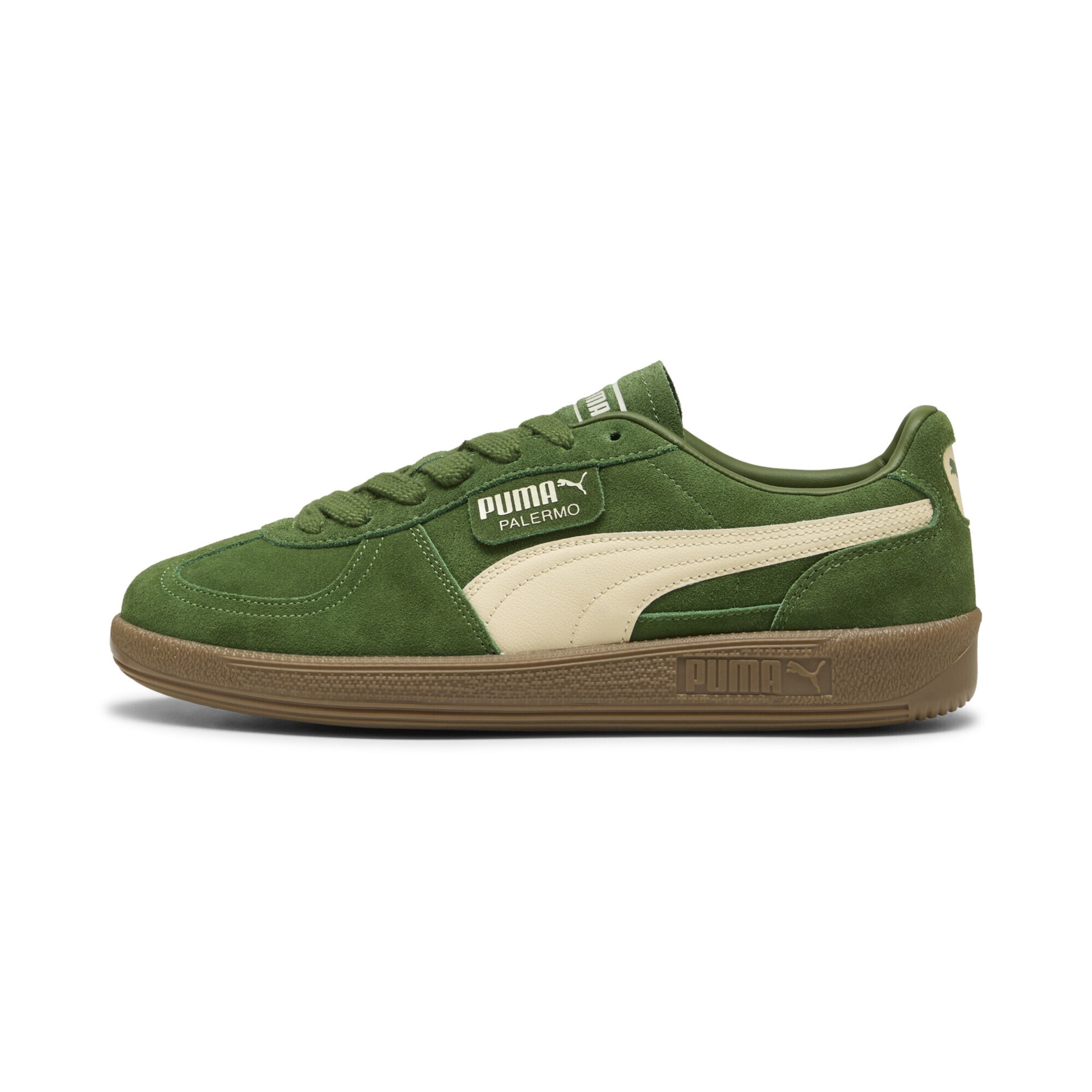Baskets basses 'Palermo' PUMA en vert : devant
