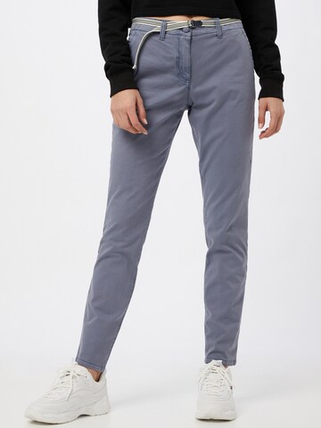 TOM TAILOR Liibuv Chino-püksid, värv hall: eest vaates