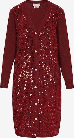 Usha - Cárdigan en rojo: frente