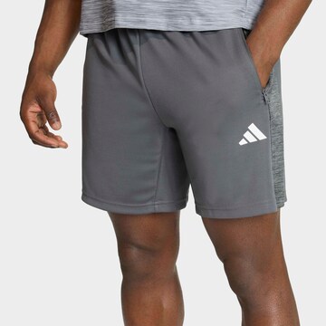 ADIDAS PERFORMANCE Regular Workout Pants in Grey