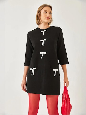 Bianco Lucci - Vestido de malha em preto