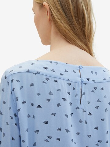 TOM TAILOR Bluse in Blau