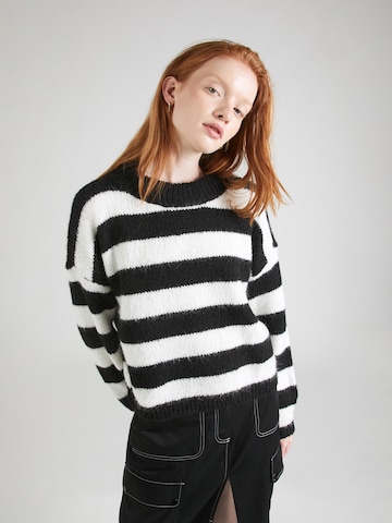 Pull-over 'BUBBLE' ONLY en noir : devant