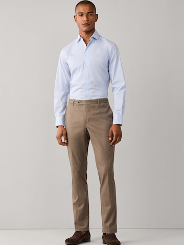 Hackett London Slim Fit Hemd in Blau