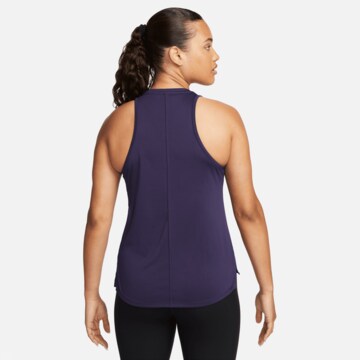 NIKE Sporttop 'Swoosh' in Lila