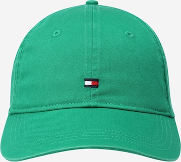 TOMMY HILFIGER Cap 'ESSENTIAL' in Grün