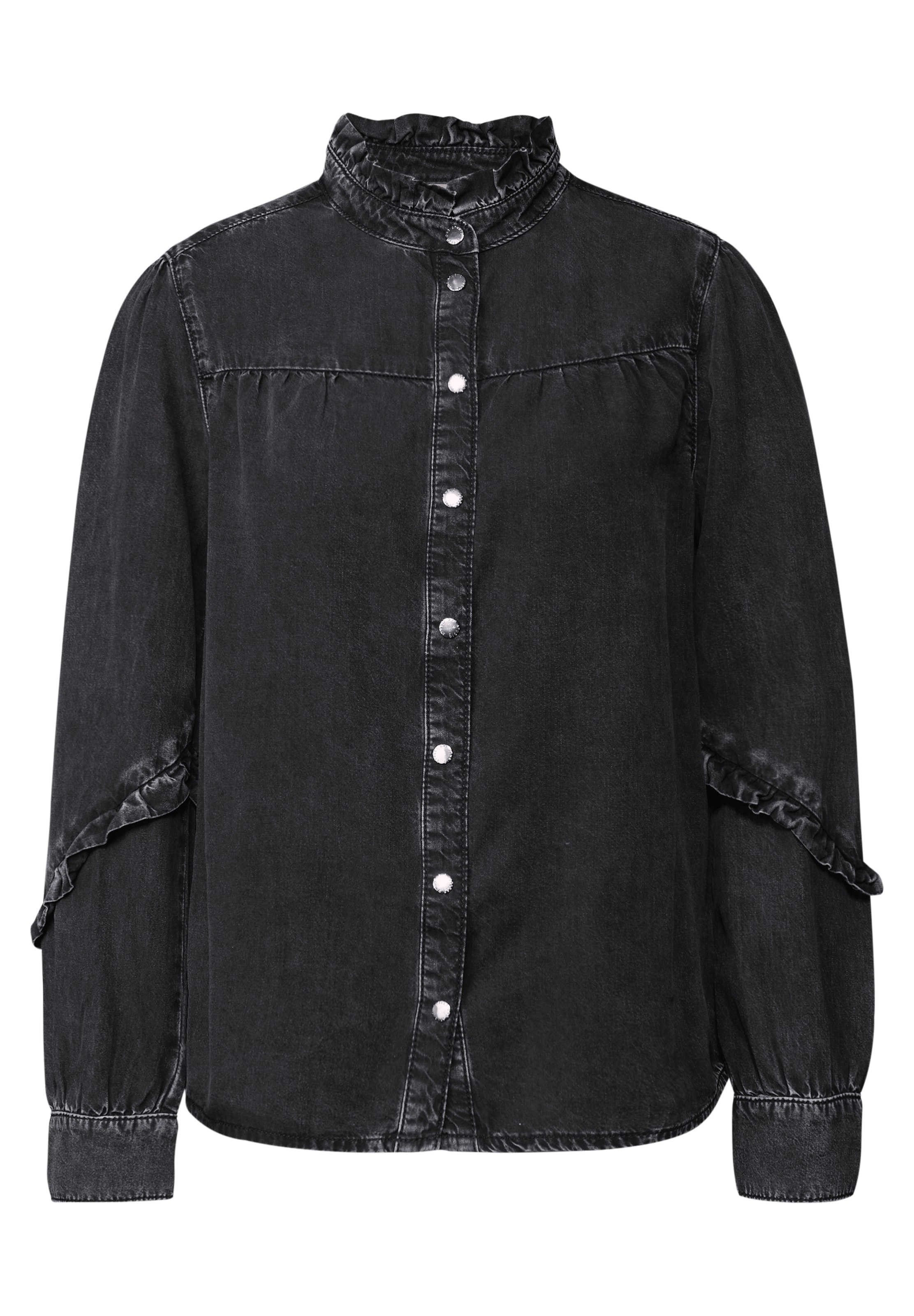 Street One Studio Bluse in Schwarz: Vorderseite