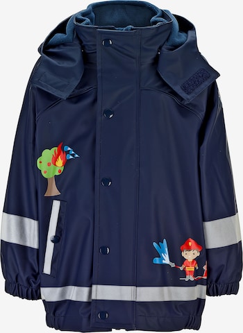 STERNTALER Between-Season Jacket in Blue: front