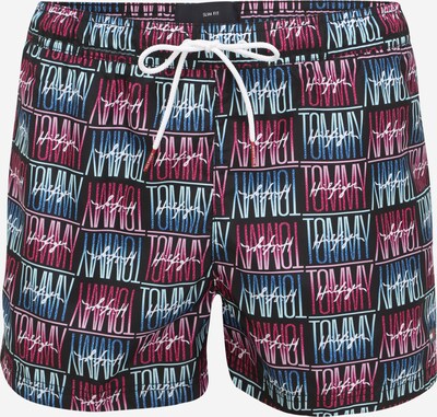 Șorturi de baie Tommy Hilfiger Underwear pe albastru / roz / negru / alb, Vizualizare produs