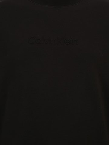 Calvin Klein Big & Tall Μπλούζα φούτερ σε μαύρο