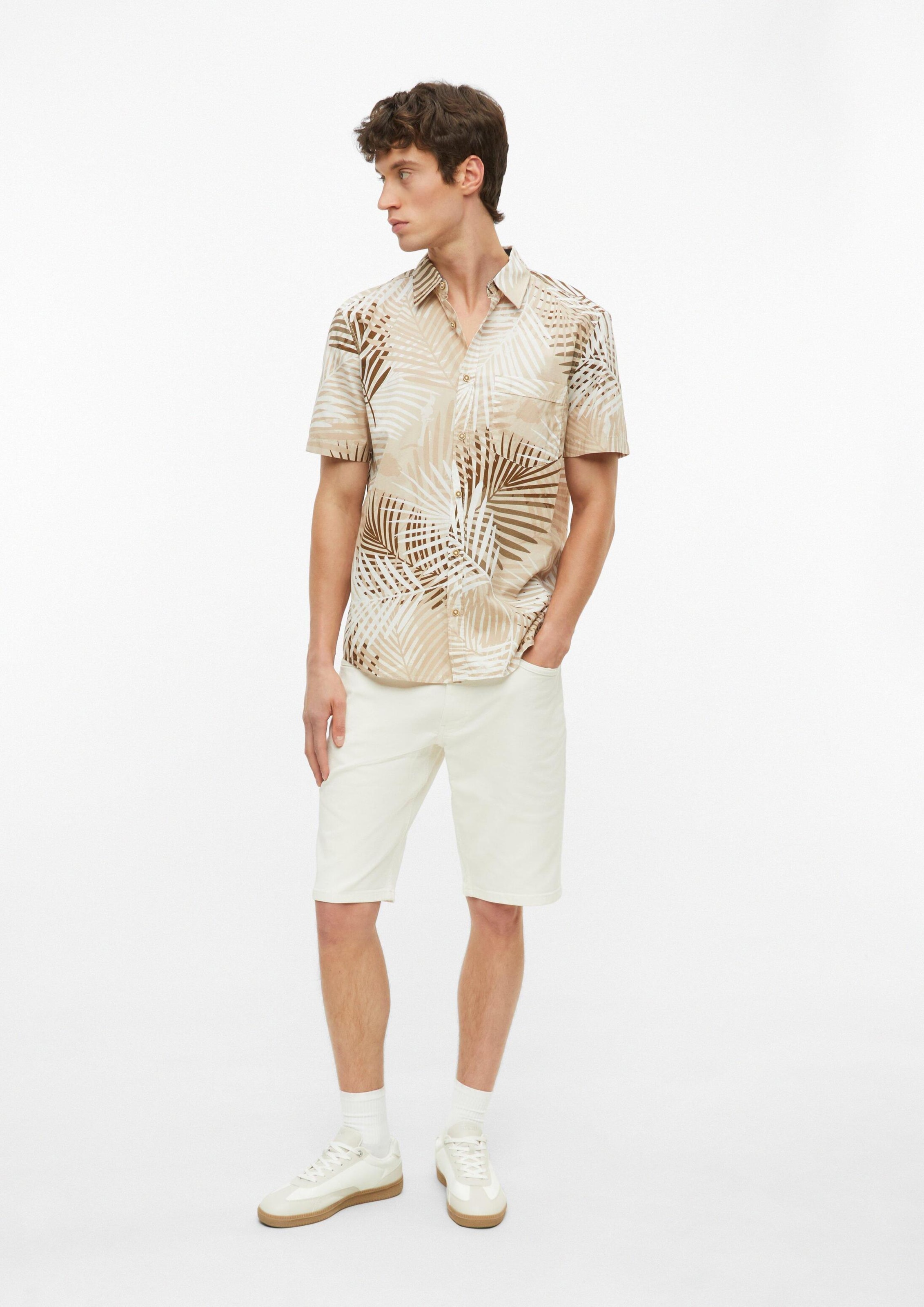 s.Oliver Regular Fit Hemd in Beige